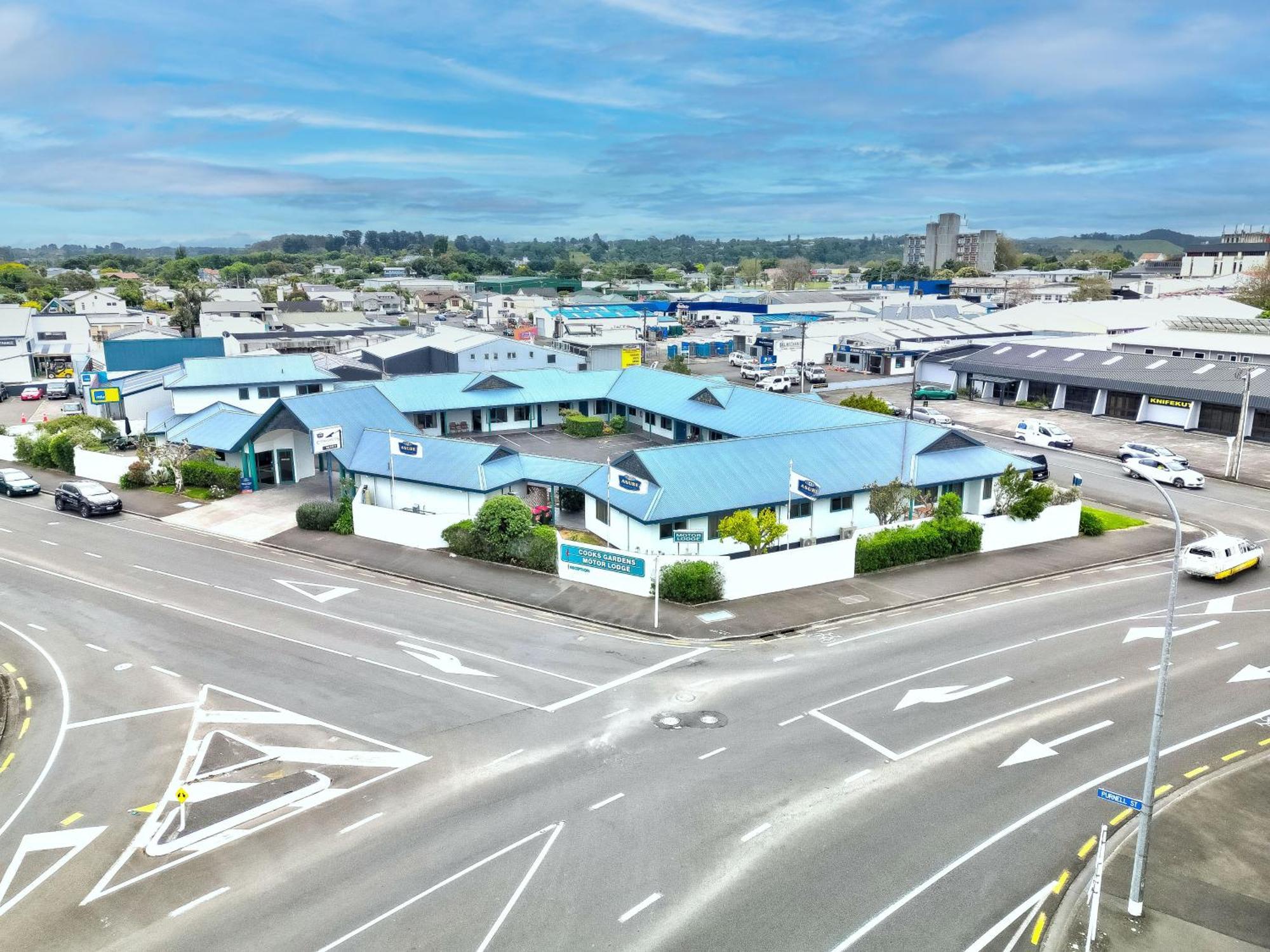 Asure Cooks Gardens Motor Lodge Whanganui Exterior photo